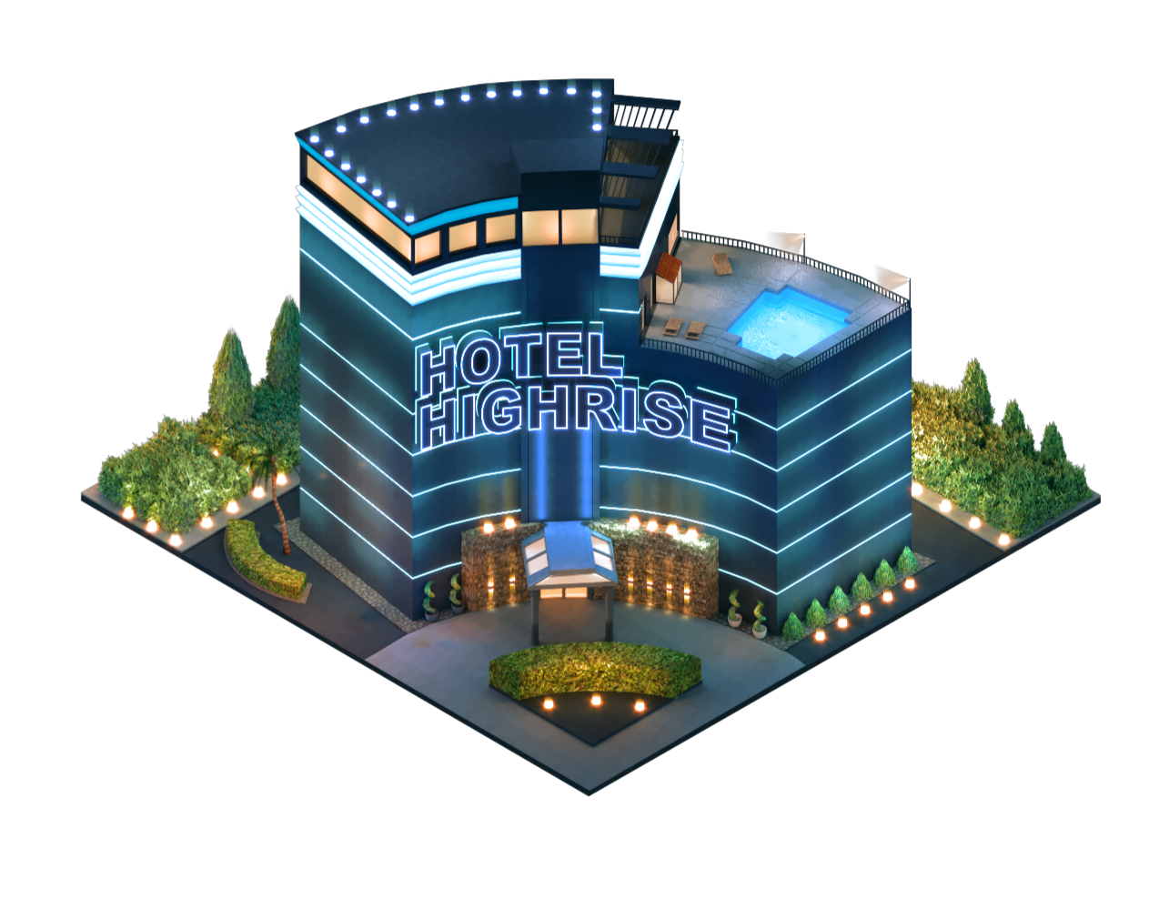 FlowPlay - Highrise Hotel